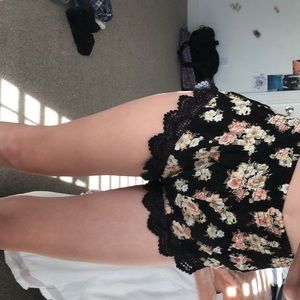 Forever 21 flowered shorts